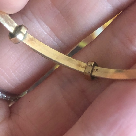 Adorable vintage 12kt gold adjustable bracelet - Picture 4 of 10
